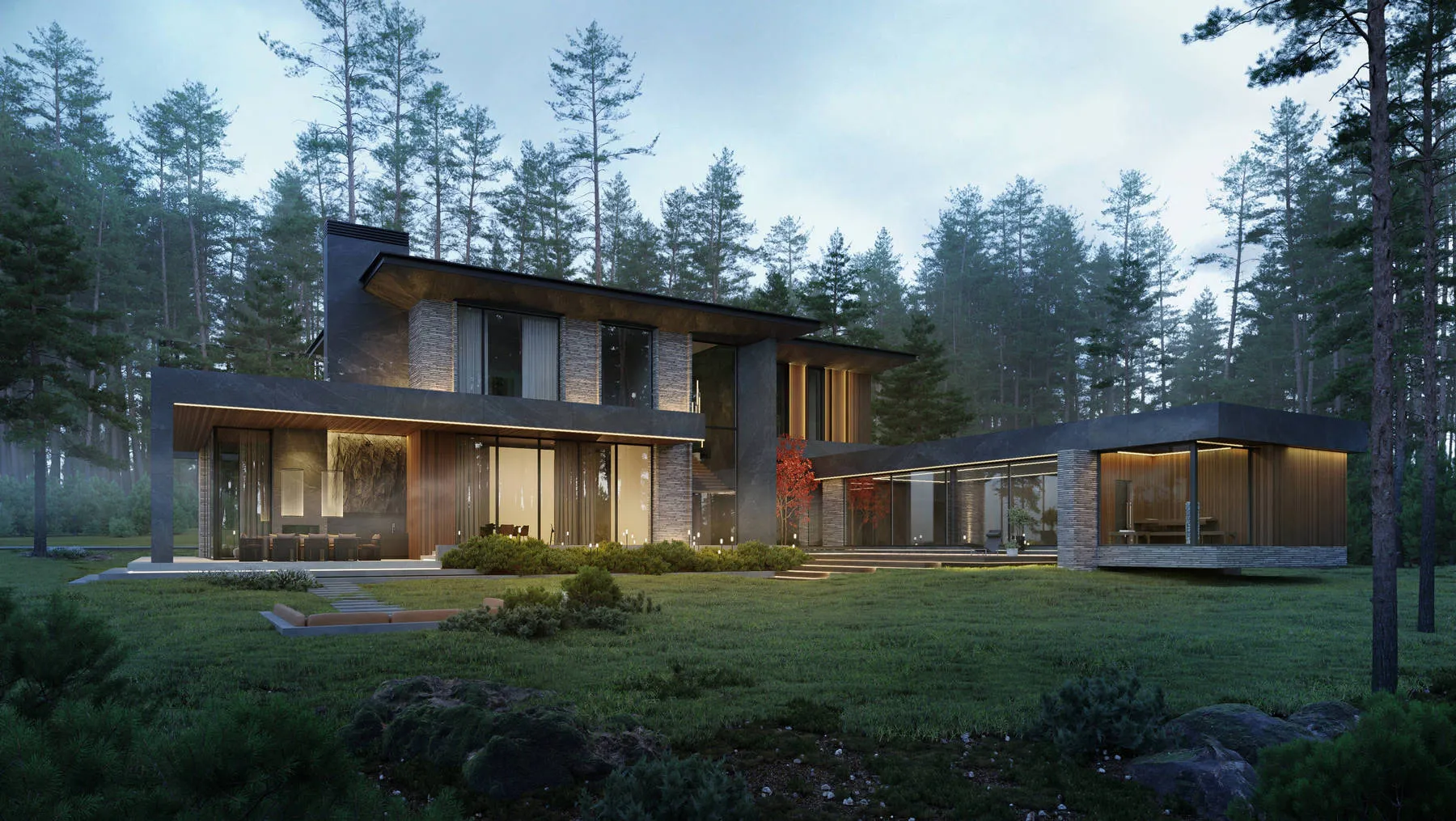 Private R 1 architectural visualization cover